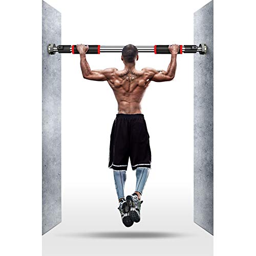 Pull-Up Bar The Horizontal Bar On The Door, Without Screw Installation, The Fitness Training Bar On The Door, 65-90cm, 85-120cm, 105-140cm (Size : 85-120cm) - size: 85-120cm