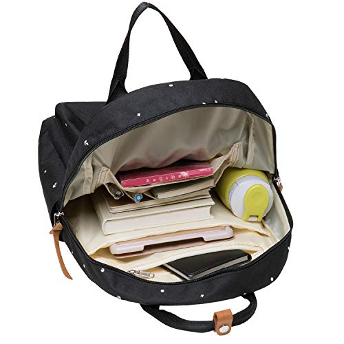 KAUKKO Lightweight Backpack Casual Travel Daypack Causal Backpack Shoulder Book Bag Multipurpose Daypacks - color: 07-2-black