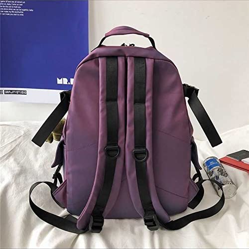 Casual Large Capacity Student Backpacks Cute Backpack for Back To School Traveling Hiking Teens Girls Aesthetic Backpack… (Purple) - color: Purple