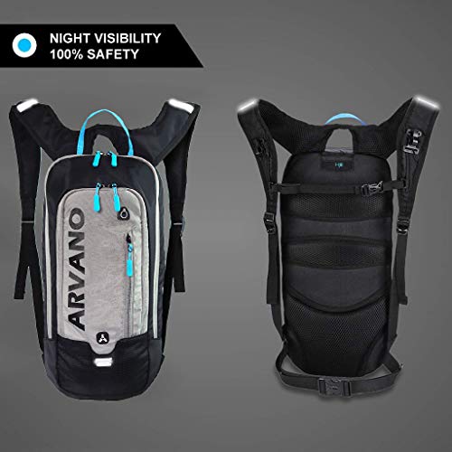 Bike Backpack Small Mountain Biking Backpack Lightweight 6l Daypack - MTB Cycling,Hiking,Skiing,Snow Bicycle,Snowboard | Lightweight - color: Grey