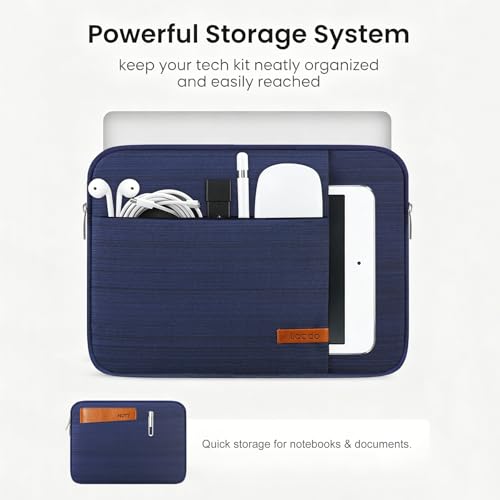 Lacdo 13 inch Laptop Sleeve Case for 13 inch MacBook Air M5 A3449 (2026), M4 A3240 2025, M3 A3113, M2 A2681, M1 A2337 | 13" MacBook Neo A18 Pro A3404 (2026) | iPad Air/Pro 13 M5 Computer Bag, Blue - color: Blue, size: New MacBook Air/Neo/Pro 13 Inch