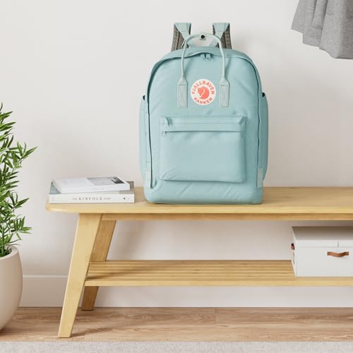 Fjallraven Kanken Laptop 17" Backpack, Frost Green - color: Frost Green