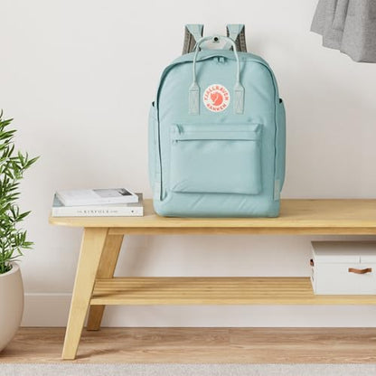 Fjallraven Kanken Laptop 17" Backpack, Frost Green - color: Frost Green