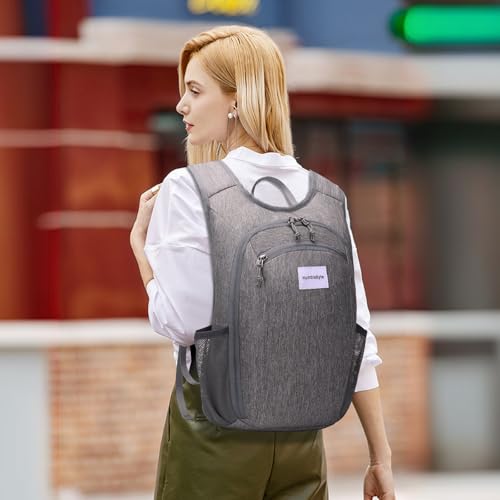 10L Foldable Lightweight Backpack – Packable Travel Daypack for Hiking, Cycling & Everyday Use – Water-Resistant Travel Bag with Multi-Pocket Design for Women & Men(Gray) - color: Gray