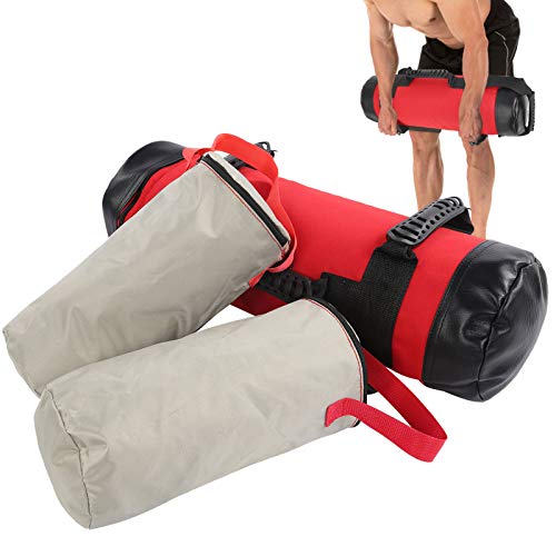 Weightlifting Workout Sandbag, Fitness Exercise Sandbag with Ergonomic Handle, Durable Oxford Cloth Outer Skin for Core and Full Body Training, Includes 2 Fillable Inner - size: Large