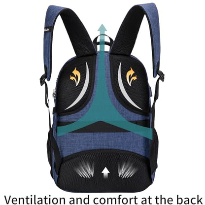 SHRRADOO Anti Theft Laptop Backpack Travel Backpacks with Combination Lock for Women Men College Backpack Computer Bag Fits 17 Inch Laptop,Royal Blue - color: Royal Blue