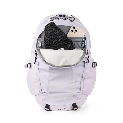 The North Face Women's Recon Everyday Laptop Backpack - PFAS Free, Lavender Fog/TNF Black, One Size - color: Lavender Fog/Tnf Black