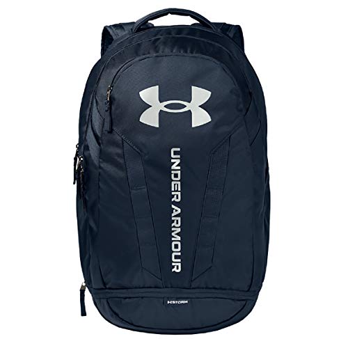 Under Armour Unisex Hustle 5.0 Backpack - color: Academy Blue (408)/Silver