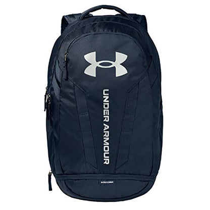 Under Armour Unisex Hustle 5.0 Backpack - color: Academy Blue (408)/Silver
