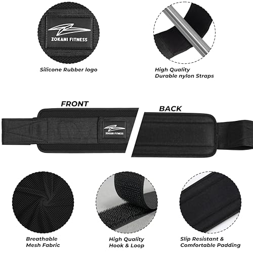 Hip Thrust Belt - Heavy duty, Comfortable, Adjustable Glute Trainer with Anti-Slip Pads. Ideal for Home Workouts with Dumbbells, Kettlebells, Plates. Extra Padding for Gym and Home Fitness hold up to 600 lbs - Black