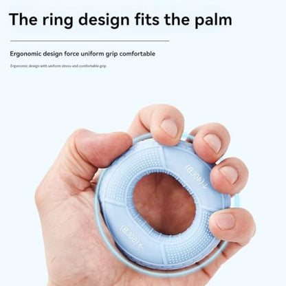 5PCS Grip Strength Trainer,Silicone Hand Grip Strengthener Ring,Finger Grip Workout Double Force Grip Rings