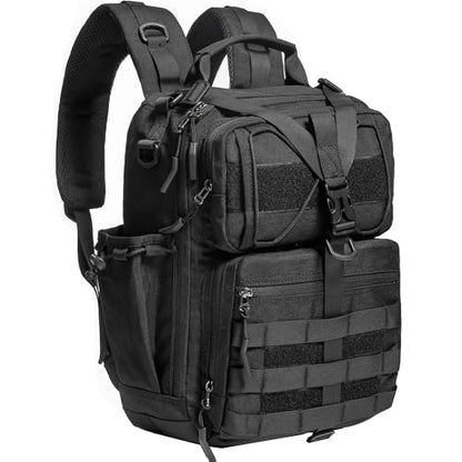 NICGID Sling Bags Chest Shoulder Backpacks, 13.3'' 14.1'' 15.6''Laptop Backpack Crossbody Messenger Bag Travel Outdoor (Black-059, 14.1 Inch) - color: Black-059, size: 14.1 inch