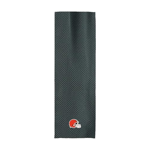 Northwest NFL Cleveland Browns Cooling Towel, 12" x 40", Charcoal - color: Cleveland Browns