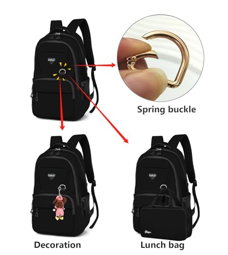 Casual Lightweight Backpack 15" Laptop Backpack school bag-213hei | School Bookbag, Travel Bag,for Boys & Girls,Travel Backpack - color: 213hei