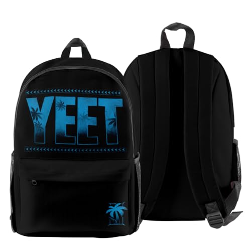 Jey USO Yeet 3D Fashion Backpack Printed Multi Zipper Pack Casual Bag (2) - color: 2