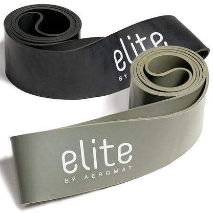 Aeromat Elite Power Band - Long Resistance Bands for Working Out, Pull Up Assistance Bands, Exercise Band, Gym Bands, Workout Bands Resistance for Men & Women - size: 70 - 200lbs (Monster Set)