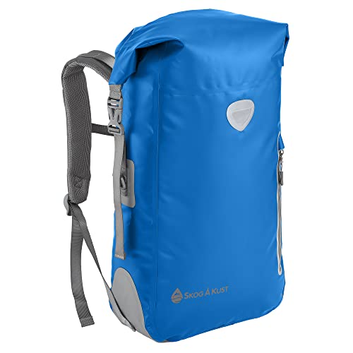 Skog Å Kust BackSak Waterproof Backpack, 25 & 35 Liter Sizes | Heavy Duty, Gear Bag, Sports, Travel, & More - color: Navy Blue