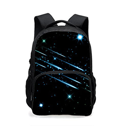 CAIWEI backpack teen, Universe Space TrendyMax Galaxy Pattern Backpack Cute for School (Starry sky 4) - color: Starry Sky 4, size: 17.5*13*6.7 Inch