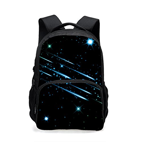 CAIWEI backpack teen, Universe Space TrendyMax Galaxy Pattern Backpack Cute for School (Starry sky 4) - color: Starry Sky 4, size: 17.5*13*6.7 Inch