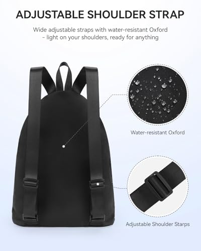 WANDF Swim Bag for Swimmers, Mesh Beach Backpack - color: Navy Blue With 2 Front Pockets, size: Large