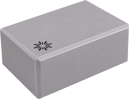 4" Yoga Block, 10 Pack Bulk EVA Foam Yoga Blocks, Firm and Supportive Yoga Brick, Balance Foam for Stretching, Pilates, and Workout, 4" x 6" x 9" - color: Cool Gray