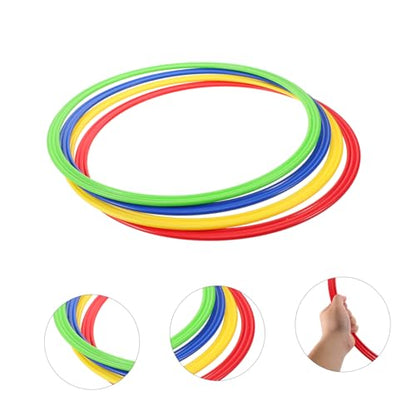 4pcs Speed Agility Training Rings Football Training Gear for Coordination and Reaction