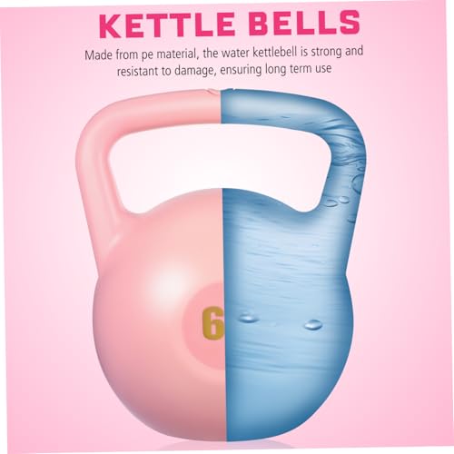 Happyyami Cute Design Water Kettlebell Multipurpose Training Equipment Home Fitness Kettlebell Dumbbell
