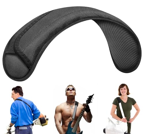 FIEIL Non-Slip Shoulder Strap Pad, Waterproof Air Cushion Shoulder Relief Pad, for Shoulder Bags, Guitar Strap, Detachable Shoulder Strap Pad Pads Help Relieve Shoulder Pain(Neoprene) - size: Neoprene
