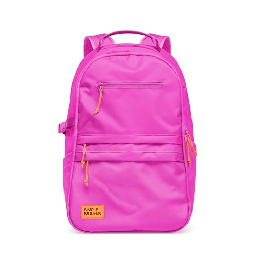 Simple Modern Ellis Backpack for School | Medium 20L Elementary Middle and High School Bookbag for Kids and Teens | Girls and Boys | Raspberry Vibes - color: -Raspberry Vibes, size: Medium | 20 Liter