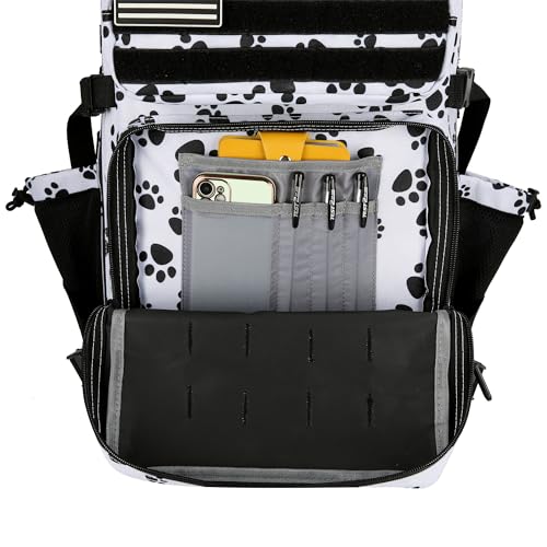 Military 45L Tactical Assault Backpack 3 day assault pack with Molle Waterproof backpack Rucksack for Tactical Backpacks - color: Blackcatpaw