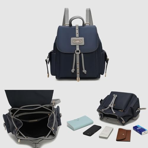 MKF Collection Travel Backpack for Women, Nylon Top Handle Travel bag Roomy Daypack Carry on Backpack by Mia K - color: Olive Green