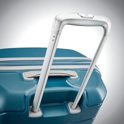 Samsonite Freeform Hardside Expandable with Double Spinner Wheels, Checked-Large 28-Inch, Dark Teal - color: Dark Teal, size: Checked-Large Spinner
