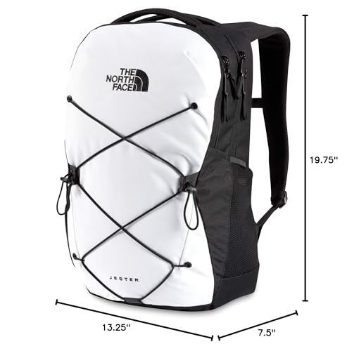 THE NORTH FACE Jester Laptop Backpack, TNF White/TNF Black, One Size - color: Tnf White/Tnf Black