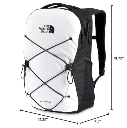 THE NORTH FACE Jester Laptop Backpack, TNF White/TNF Black, One Size - color: Tnf White/Tnf Black