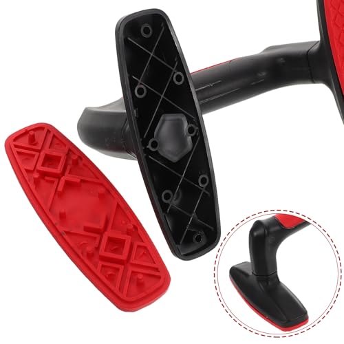 2pcs Red Plastic Push up Stands with Non-slip Handles for Men and Women Home Workout Fitness Equipment Gym Accessories Floor Push-up Bars for Strength Training