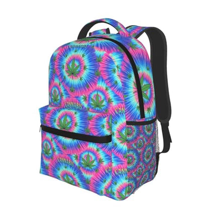 Laptop Daypack Colorful Weedleaf Leaf, Lightweight Commuter Backpack with Inner Pocket for Work, Travel and Gym - color: Pattern (234)