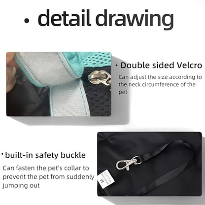 Dog Backpack Carrier/Cat Carrier,Adjustable, Hands-Free, Suitable for Hiking, Traveling, Camping, and Daily Walks,15.4-20.9 lbs (X-Large,Black)
