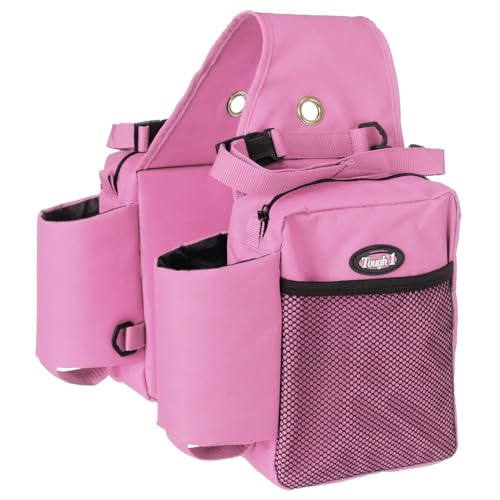Tough 1 Nylon Water Bottle/Gear Carrier Saddle Bag - color: Pink