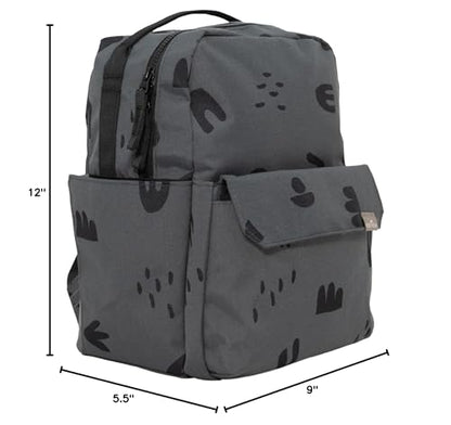 RED ROVR Mini Roo Lightweight Backpack | 6 pockets for everyday essentials (Charcoal Doodle) - color: Charcoal Doodle