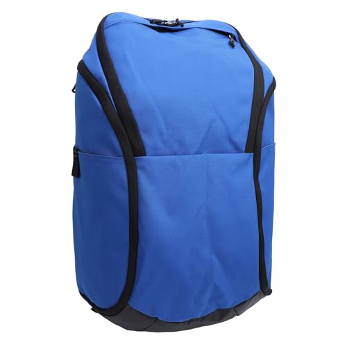 Basketball Backpack with Laptop Compartment and Wet Dry Segregation Water Lightweight Oxford Sports Backpack for Exercise Supplies and Gym - color: Blue