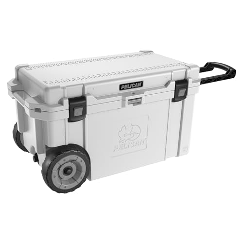 Pelican 45QT Elite Wheeled Cooler - color: White, style: 65 Quart