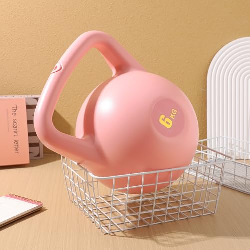 STOBAZA PE Water Kettlebell Portable Strength Training Weight Ball for Home Gym Soft-sided Exercise Equipment with Rounded Design for Safe Full-body Workouts and Travel Fitness