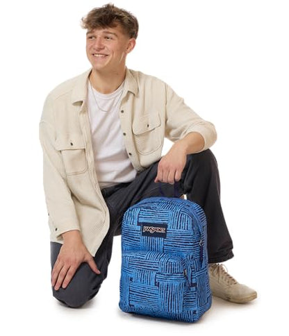 JanSport SuperBreak One Backpack - Durable, Lightweight Bag with 1 Main Compartment, Front Utility Pocket with Built-in Organizer, Premium Backpack, Threaded - color: Threaded