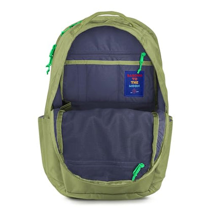 Baboon to the Moon City Backpack – Water-Repellent 16" Laptop-Friendly Backpack, Work, Travel, Gym Bag for Men & Women (Circuit) - color: Circuit
