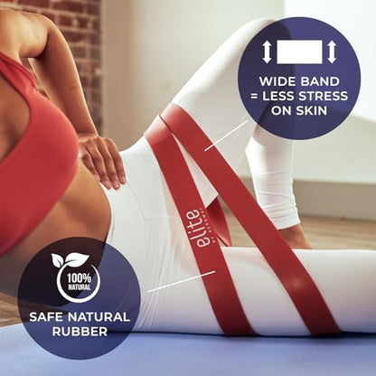 Aeromat Elite Power Band - Long Resistance Bands for Working Out, Pull Up Assistance Bands, Exercise Band, Gym Bands, Workout Bands Resistance for Men & Women - size: 80 - 200lbs