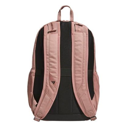 adidas Prime 7 Backpack for Laptop, School and Travel, 37L - color: Warm Clay Pink/Black