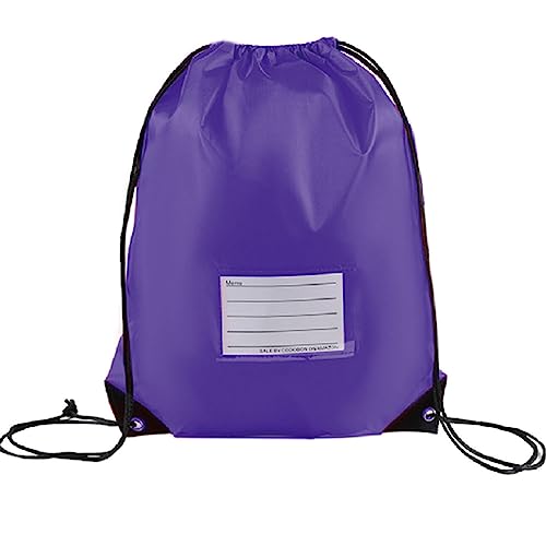 20 Pcs Drawstring Bags,Bulk Draw String Backpack, DIY Gym Sports Cinch Bag Sackpack for Women Men, Purple - color: Purple