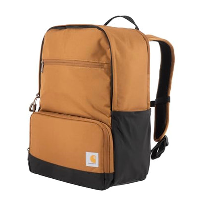 Carhartt Insulated Two Compartment Cooler, Durable Water Repellent Material W/Front Zippered Pocket for Camping, Beach & Travel - color: Carhartt Brown, style: Cooler Backpack