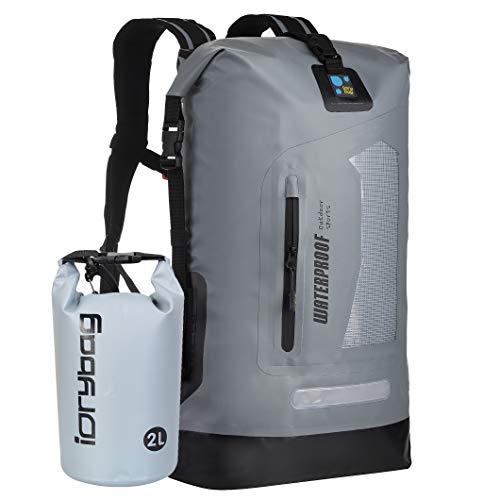 IDRYBAG Waterproof Backpack for Men 20L/30L/40L, Floating Dry Bag Kayak, Dry Backpack Hiking