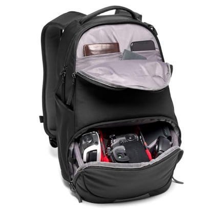 Manfrotto Advanced Active III Camera and Laptop Backpack, for Reflex/Mirrorless Camera with Lenses, Interchangeable Padded Dividers and Tripod Attachment - style: Travel Backpacks